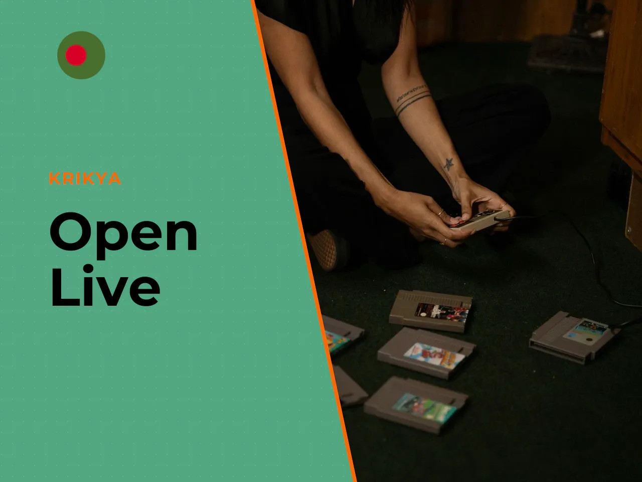 Where to Find the Game After Logging In. After successful authorisation, you land on the homepage featuring a navigation panel. To locate the game: 1. Open the **Live Casino** section — it is separate